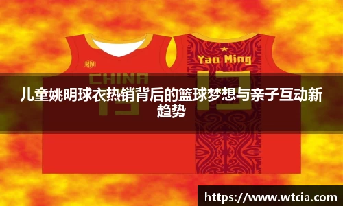 儿童姚明球衣热销背后的篮球梦想与亲子互动新趋势